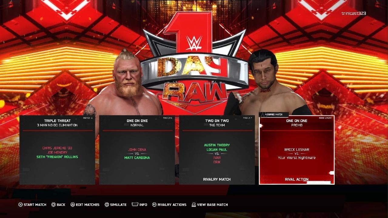 WWE 2K25_ Your Worst Nightmare vs Brock Lesnar