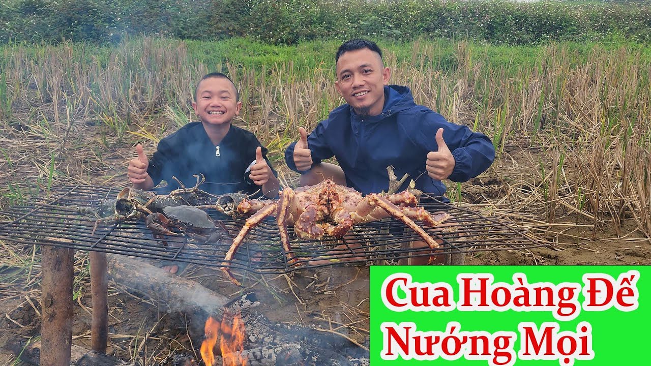 Cua Hoàng Đế Nướng Mọi - Gạ Mao Đệ Đổi Cá Trắm Đen Lấy Cua Hoàng Đế Và Cái Kết