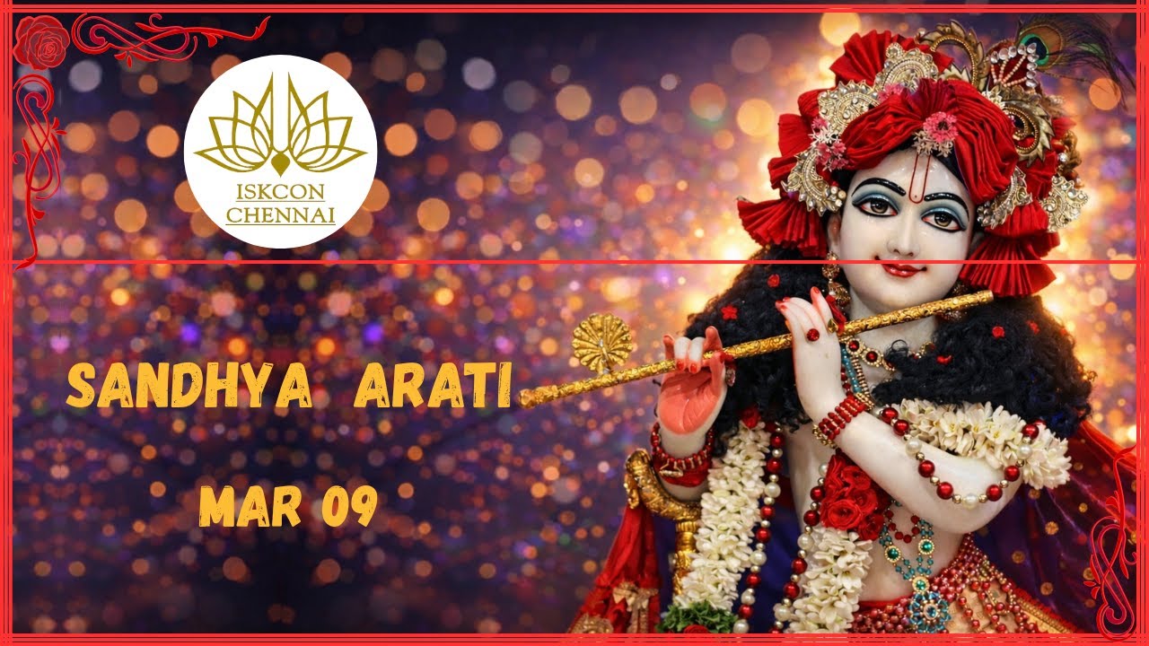 Sandhya Arati | ISKCON Chennai | 09 Mar 2026