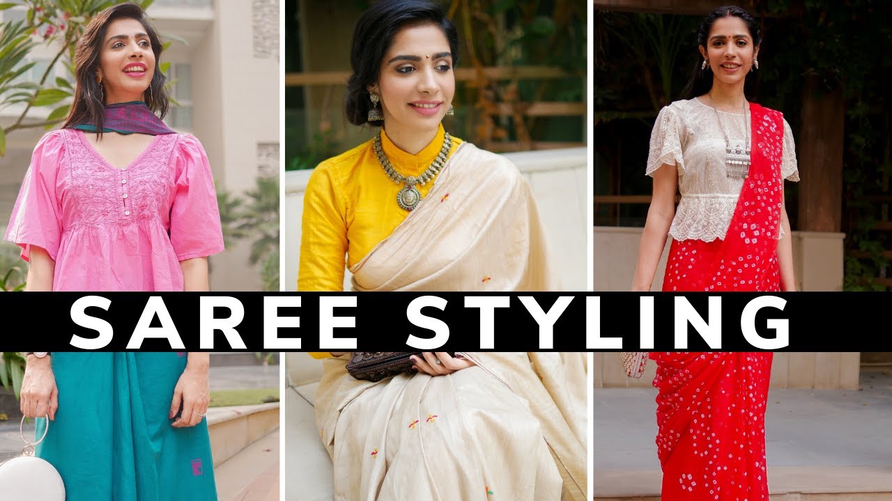 Saree Looks for Work & Weekends both