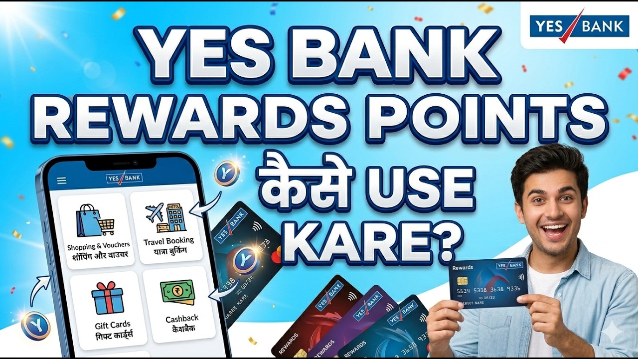 Yes bank credit card reward points redemption || how to redeem yes bank credit card reward points