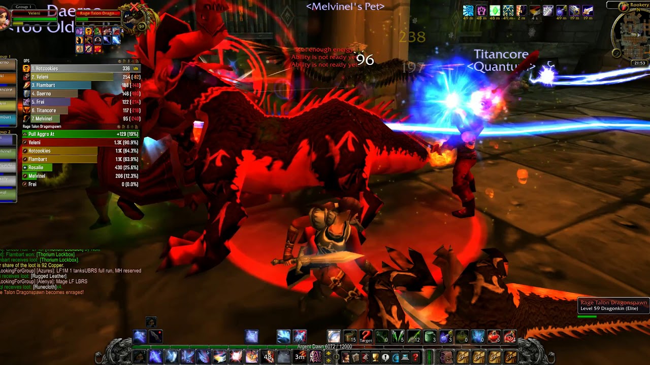 World of Warcraft Classic - UBRS - Rogue PoV