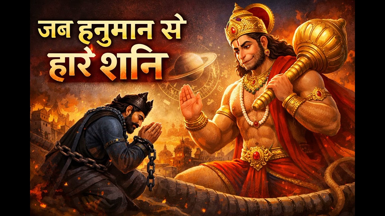 जब हनुमान से हारे शनि | हनुमान और शनि देव की अद्भुत कथा | Katha Sagar