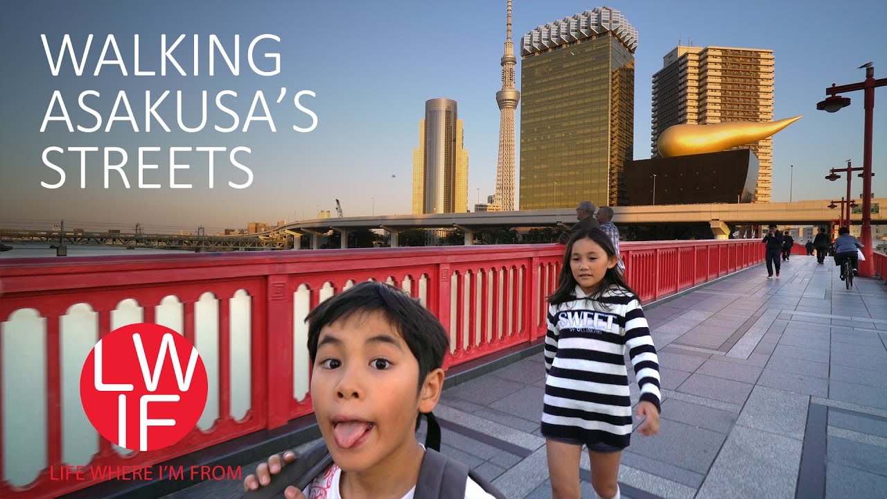 Walking Asakusa's Streets in Tokyo, Japan