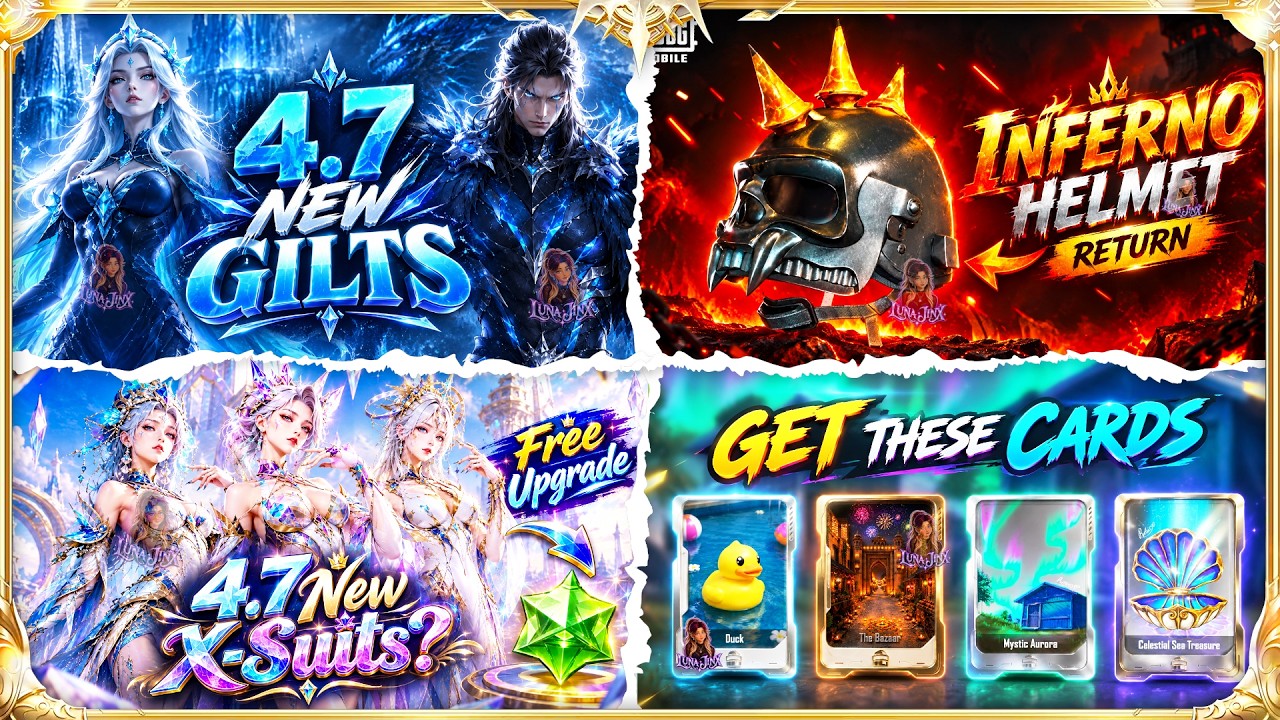 NEW X SUIT | 4.7 NEW GILTS | INFERNO HELMET | NEW CARDS | GLACIER NEW GILT | FREE X SUIT UPGRADE ?  