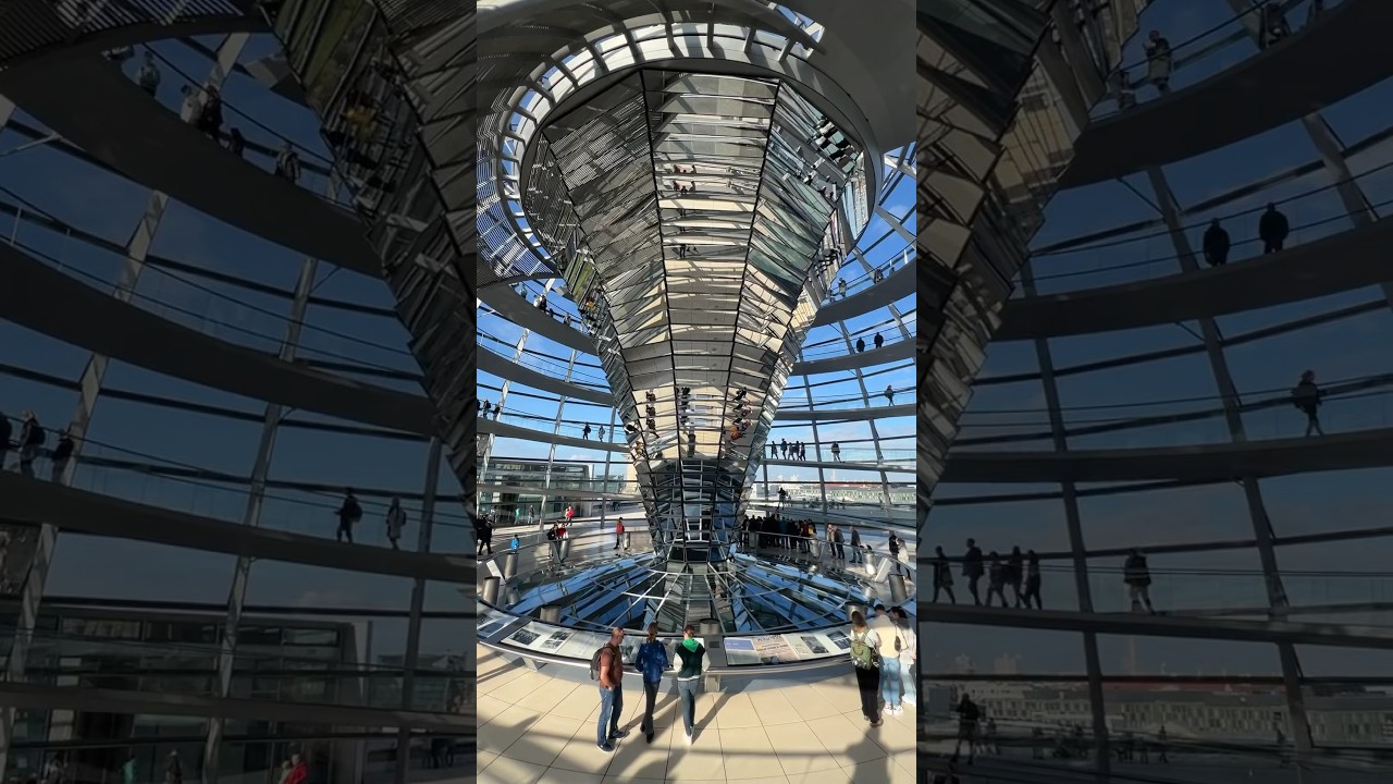 Reichstag Building in Berlin For German Parliament (Previously Reichstag and Now Deutchstag)