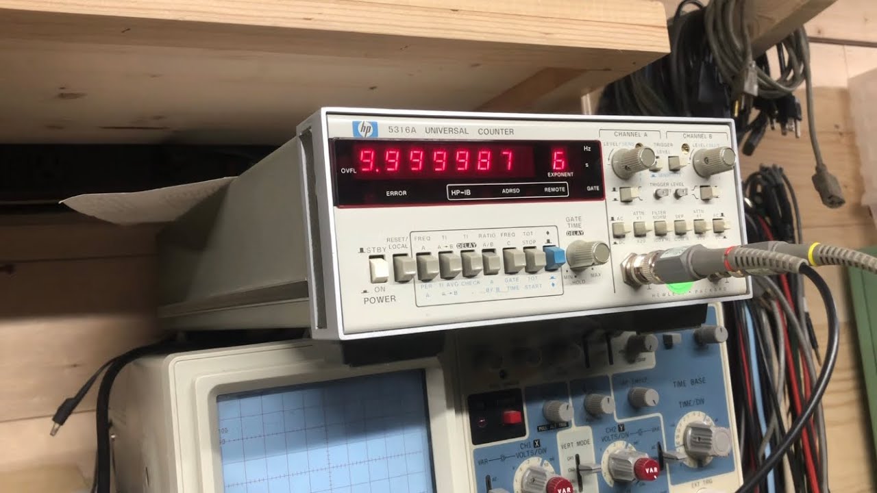 Checking HP5316A calibration with a Trimble 4000SSi GPS Receiver