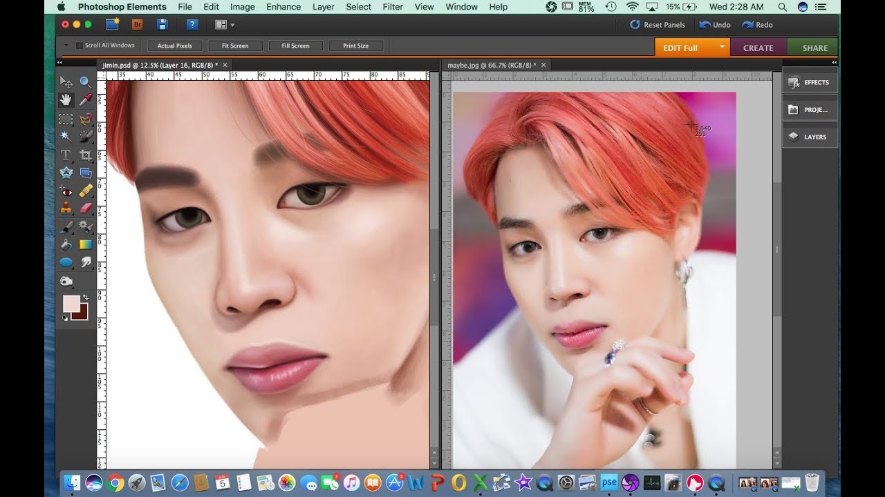 Jimin Boy With Luv - BTS Speedpaint