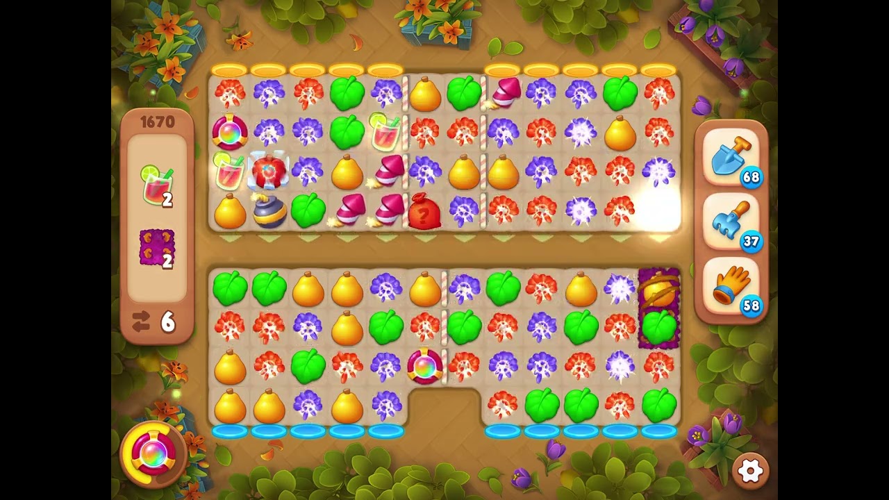 Gardenscapes Level 01670