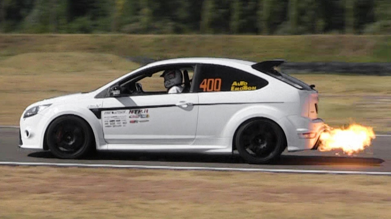 Ford Focus RS MkII Sound - Turbo 5-Cylinder Engine