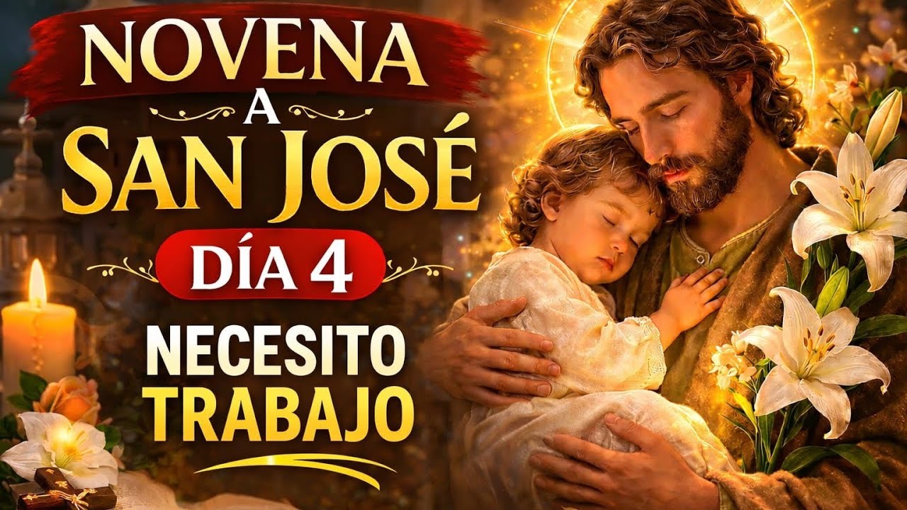 NOVENA A SAN JOSE - DÍA 4 NECESITO TRABAJO Y ESTABILIDAD