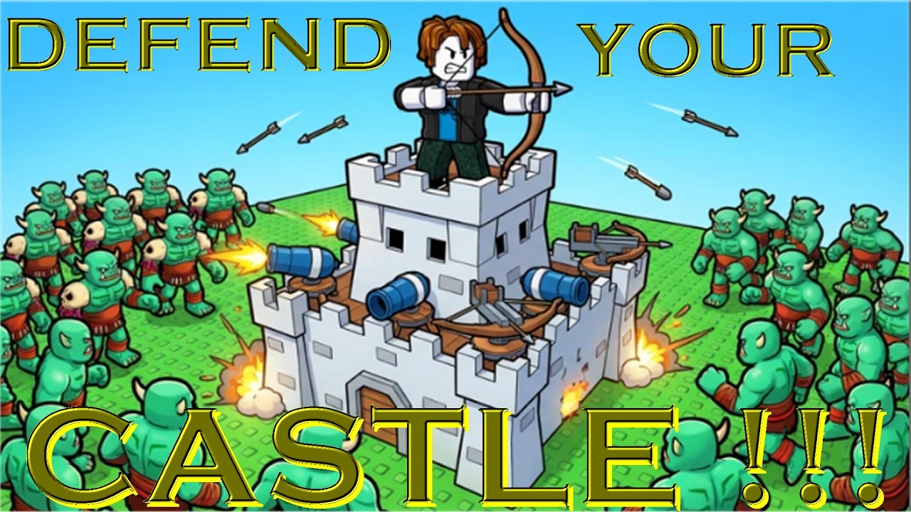 Roblox DEFEND YOUR CASTLE! - Oh wow, this one is a fun tower defense!