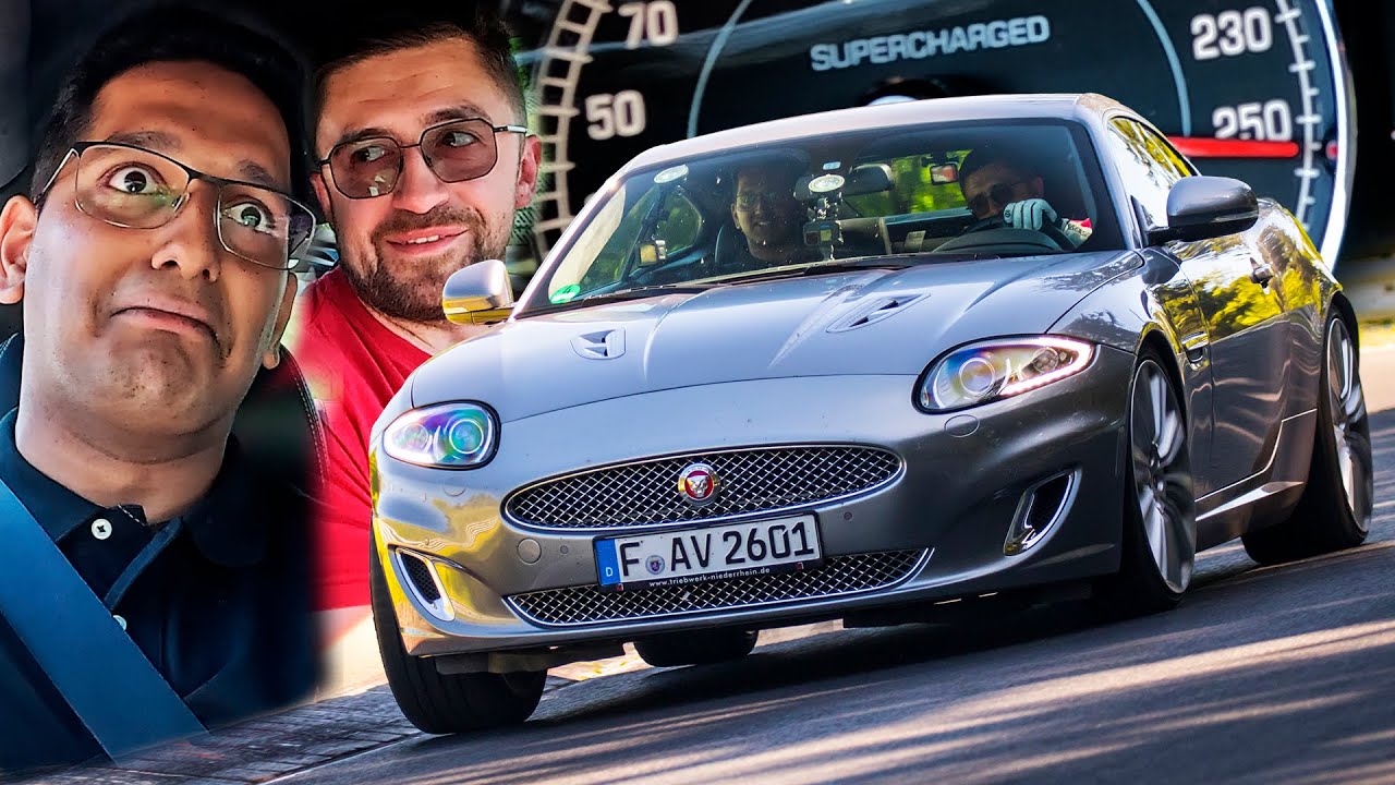 Brak kontroli trakcji WYZWOLONY Jaguar XK R! // N&uuml;rburgring