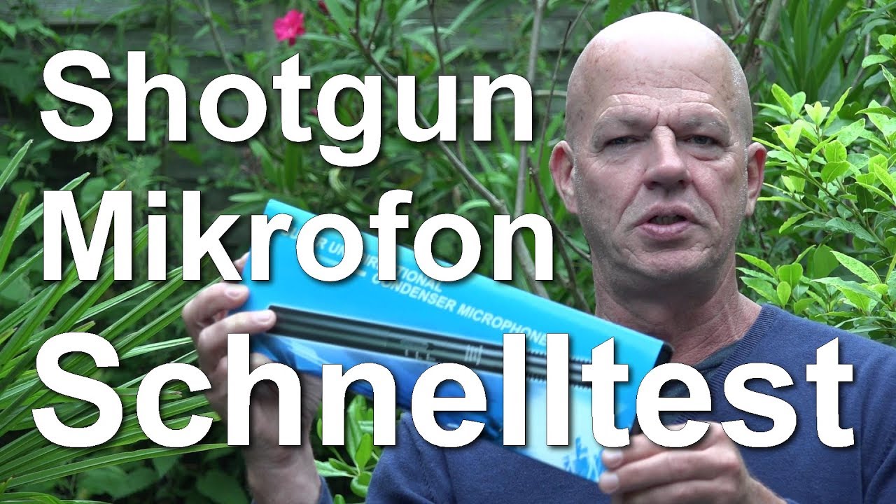 Kurzer Test: Shotgun Interview Mikrofon baugleich Newer Tonor Richtmikrofon