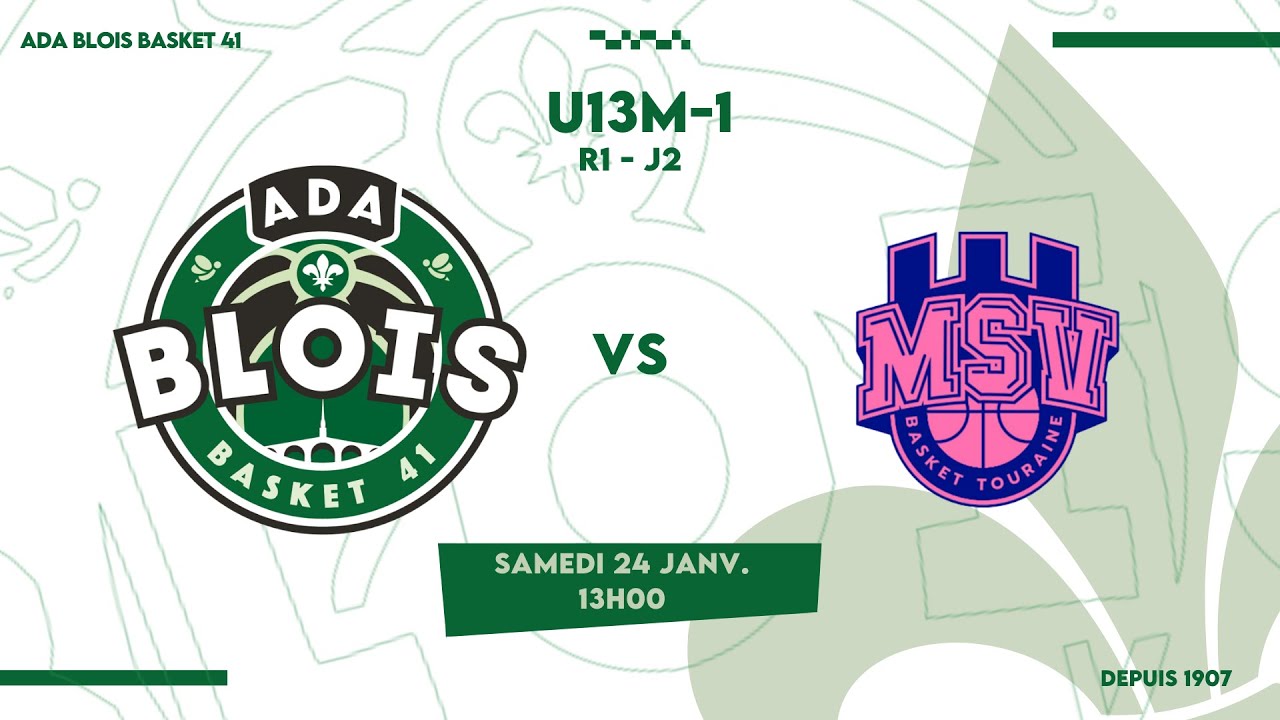 ADA BLOIS BASKET 41 - CTC MSV  - R1 - J2 - U13M - CVL