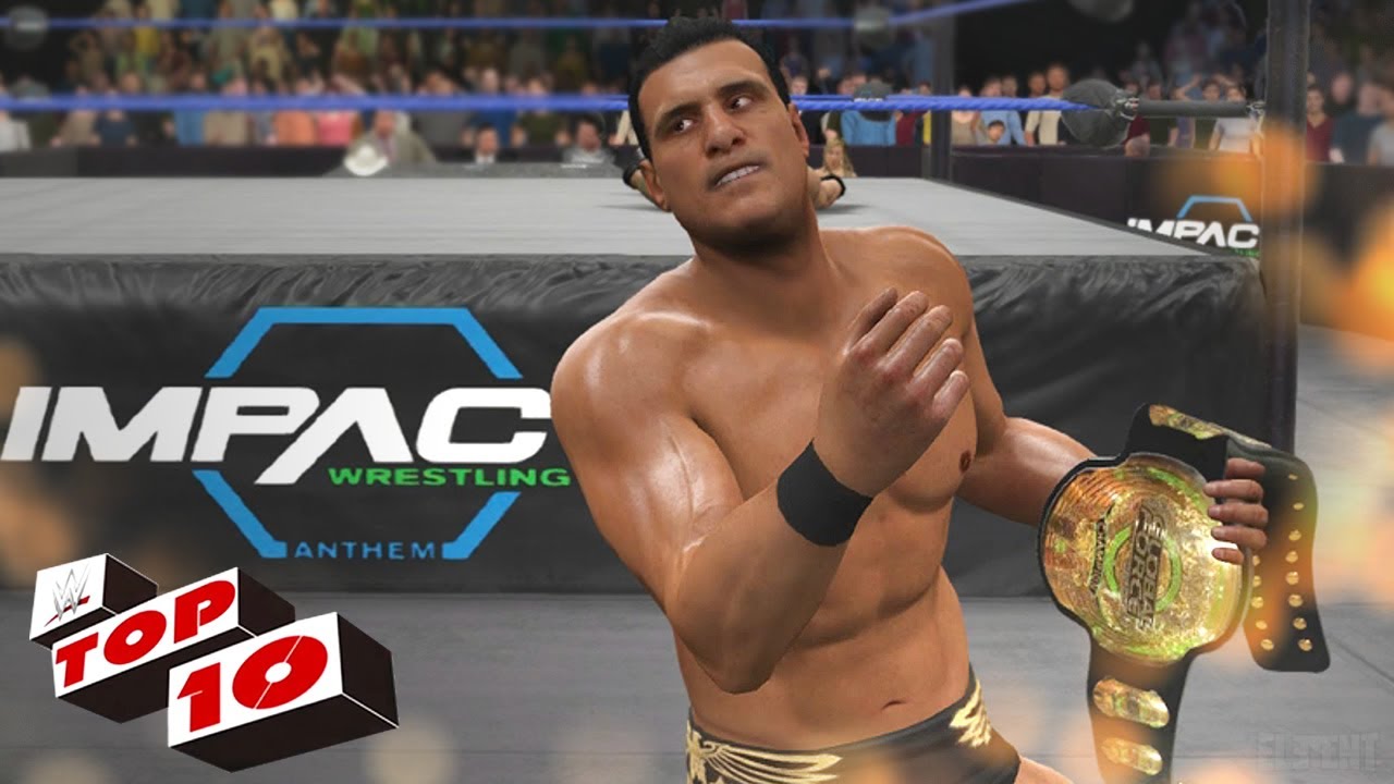 TOP 10 EPIC CUSTOM TITLES / CHAMPIONSHIPS IN WWE 2K17! (WWE, TNA, NXT, GFW)
