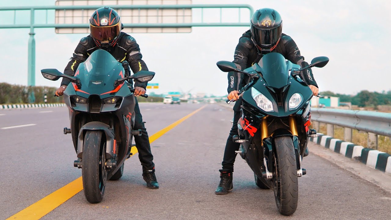 BMW S1000RR VS ZX10R | Hottest Race Ever!