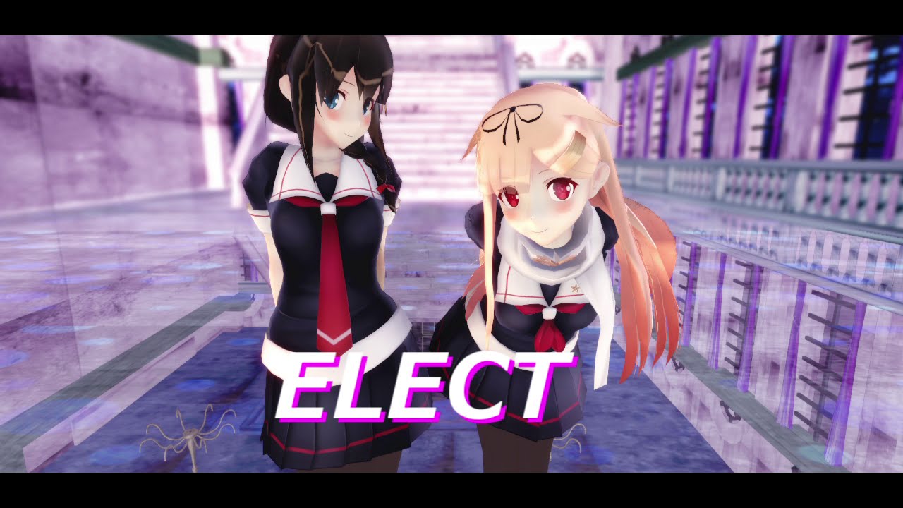 [MMD艦これ]　時雨改二＆夕立改二で『ELECT』