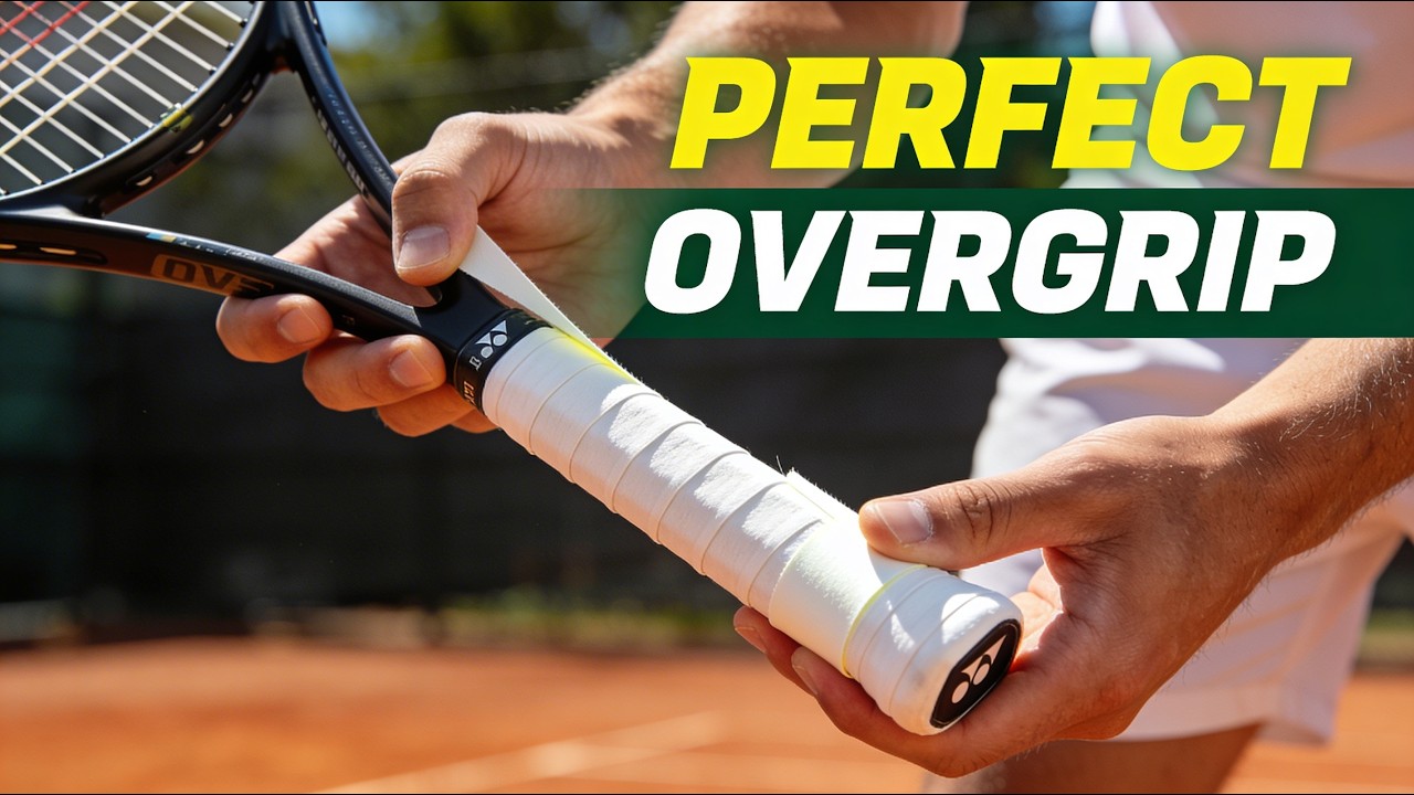 How to apply overgrip