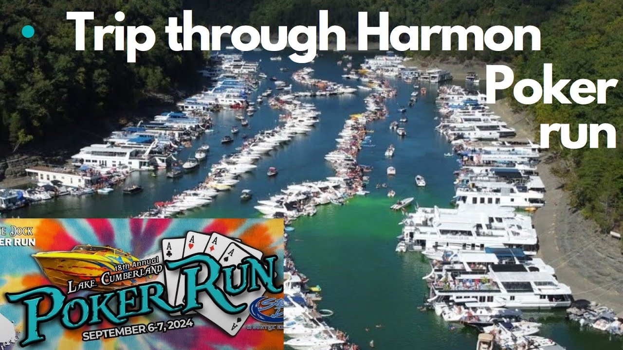 Ride through Harmon creek. Lake Cumberland Poker Run. #pokerrun #powerboat