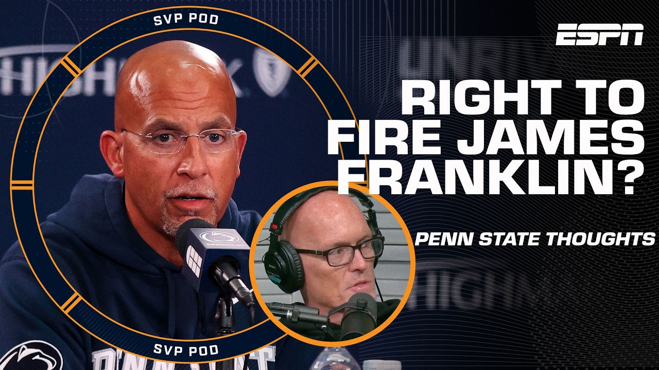 RIGHT DECISION? Scott Van Pelt reacts to Penn State FIRING James Franklin 😳 | SVPod