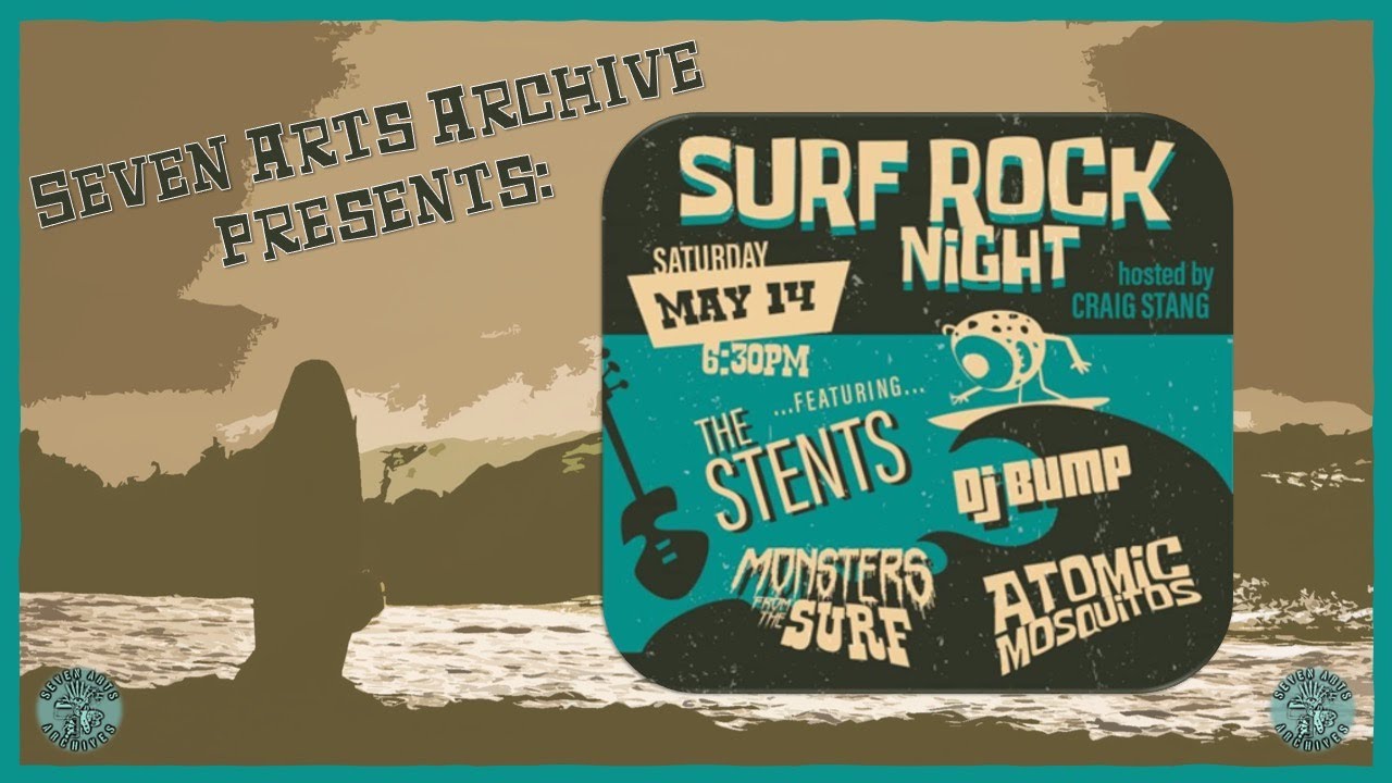 Seven Arts Archives Presents - Surf Rock Night:  Atomic Mosquitos