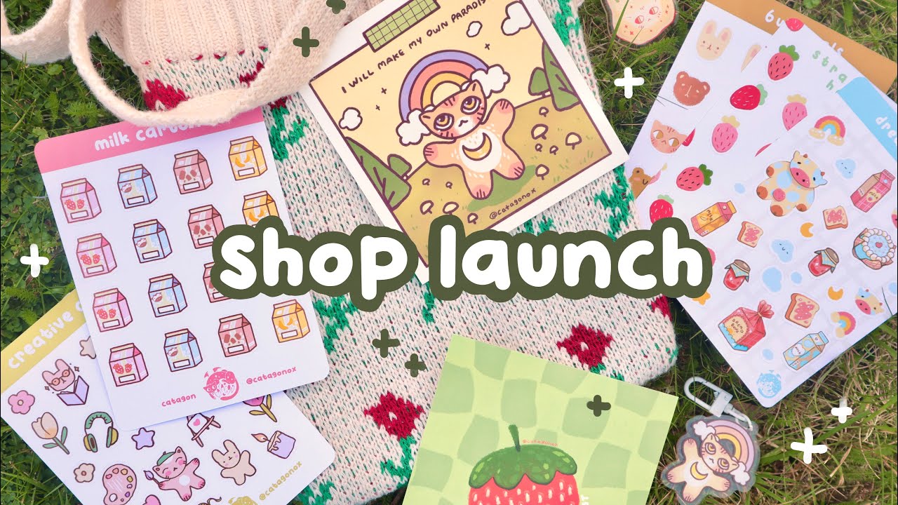 launching my online shop 🛍 // studio vlog shop prep