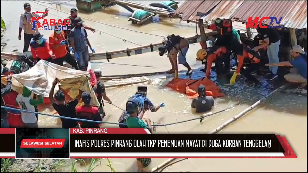 PENEMUAN MAYAT DIDUGA JIHAD RAMADHANI KORBAN TENGGELAM DI BENDUNGAN BENTENG PINRANG