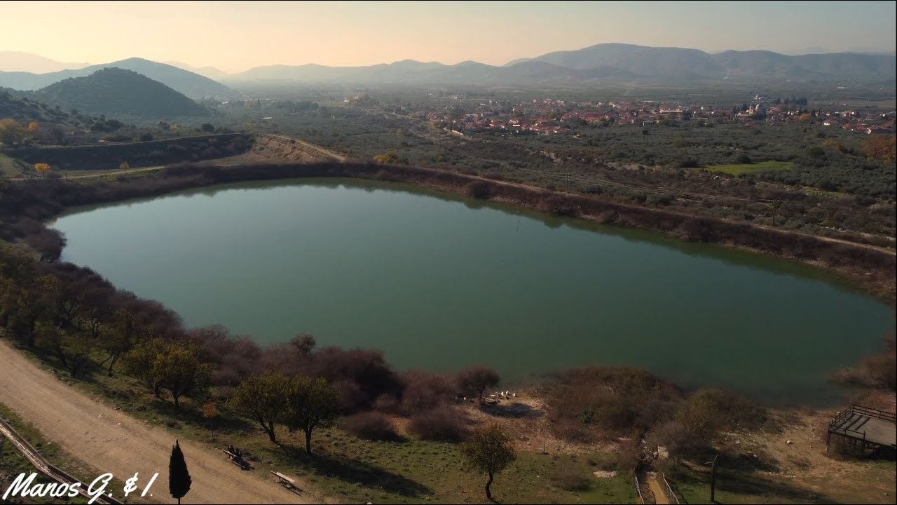 Συκούριο Λάρισας (Λίμνη - Μύλοι -  Ι.Ν.Ζωοδόχου Πηγής) 4Κ
