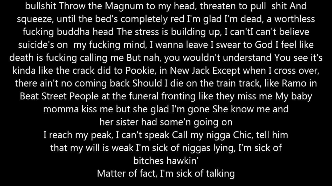 The Notorious B.I.G. - Suicidal Thoughts (Izzamuzzic Remix) (lyrics)