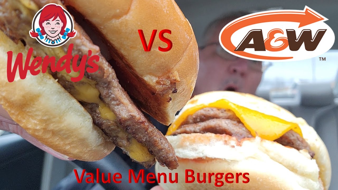 Review -Value Menu Options. Wendy's Double Stack VS A&W's Double Buddy Burger