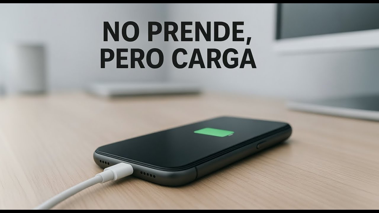 No prende pero si carga (CELULAR)