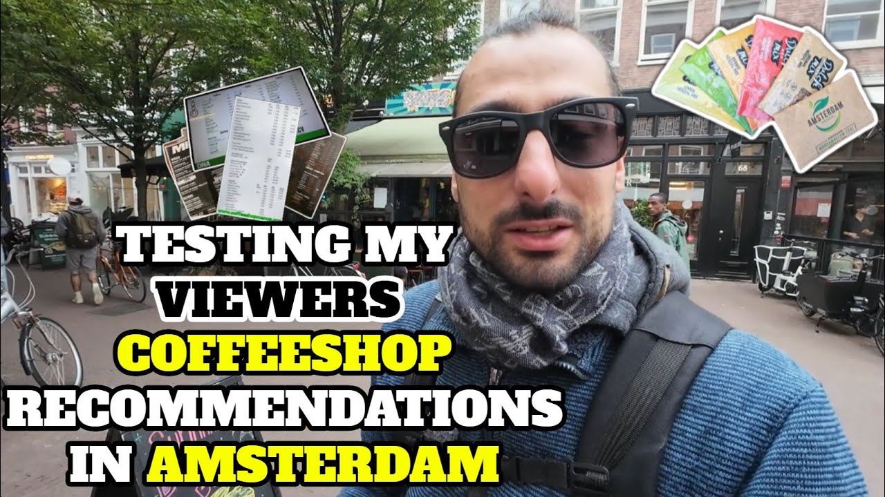 VISITING My Viewers COFFEESHOP Recommendations in AMSTERDAM +  Food + GIVEAWAY
