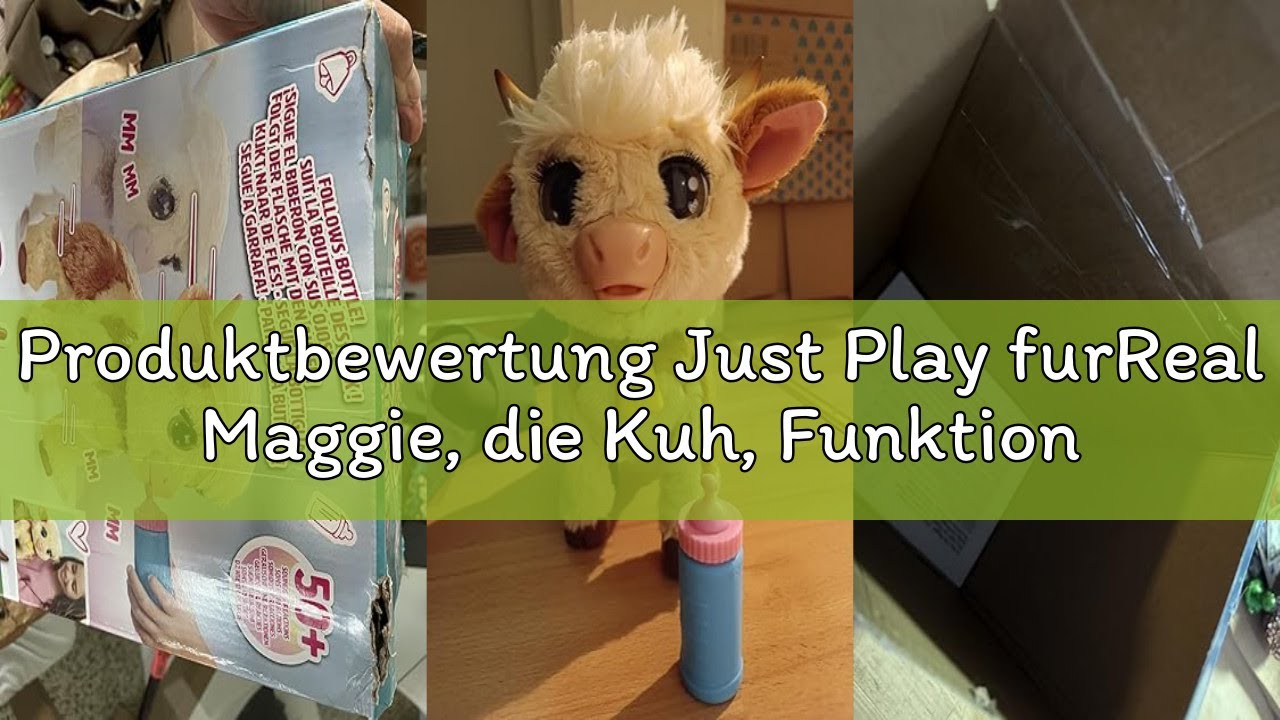 Produktbewertung Just Play furReal Maggie, die Kuh, Funktionspl&uuml;schtier, interaktives Spielzeug, 50+