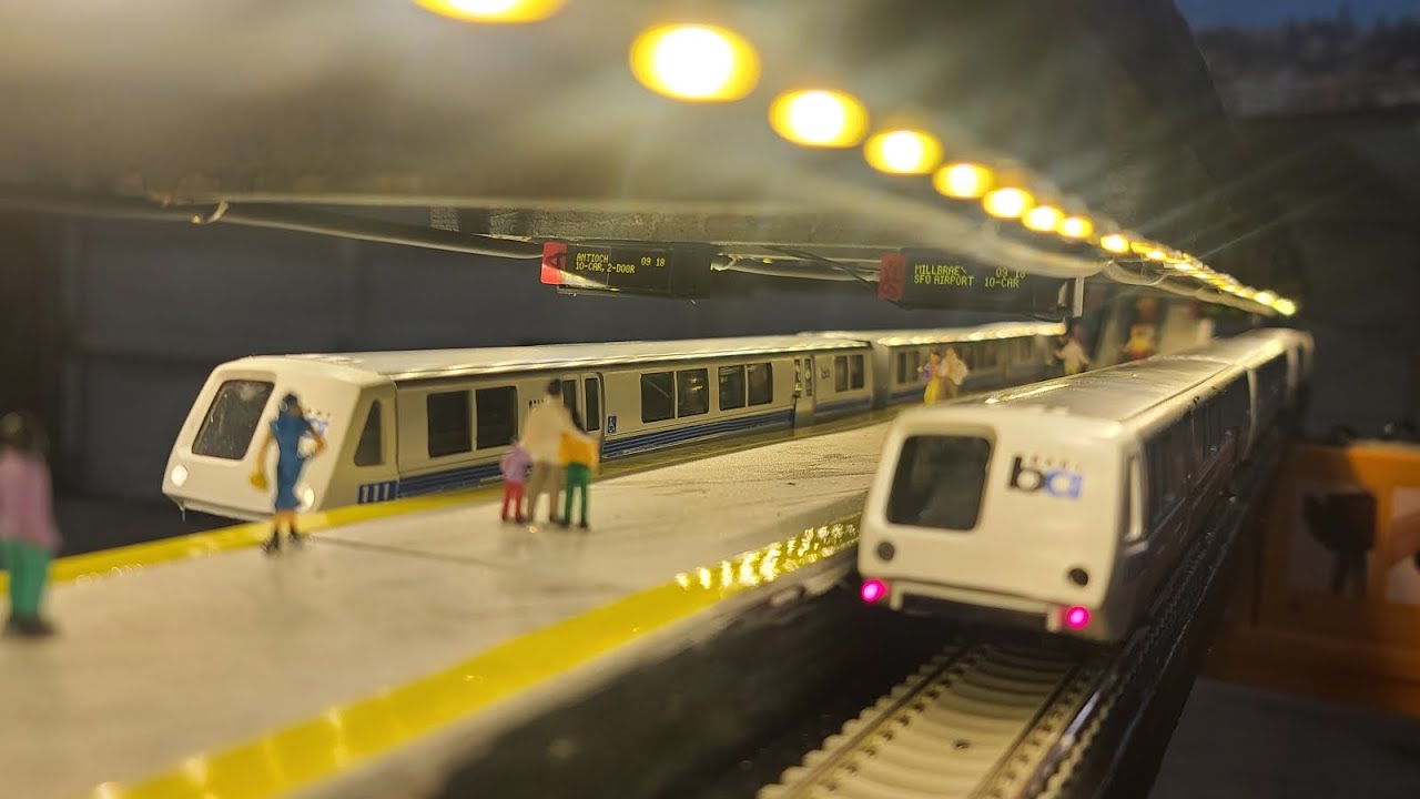 San Francisco Model BART Subway Part 2 - HO Scale