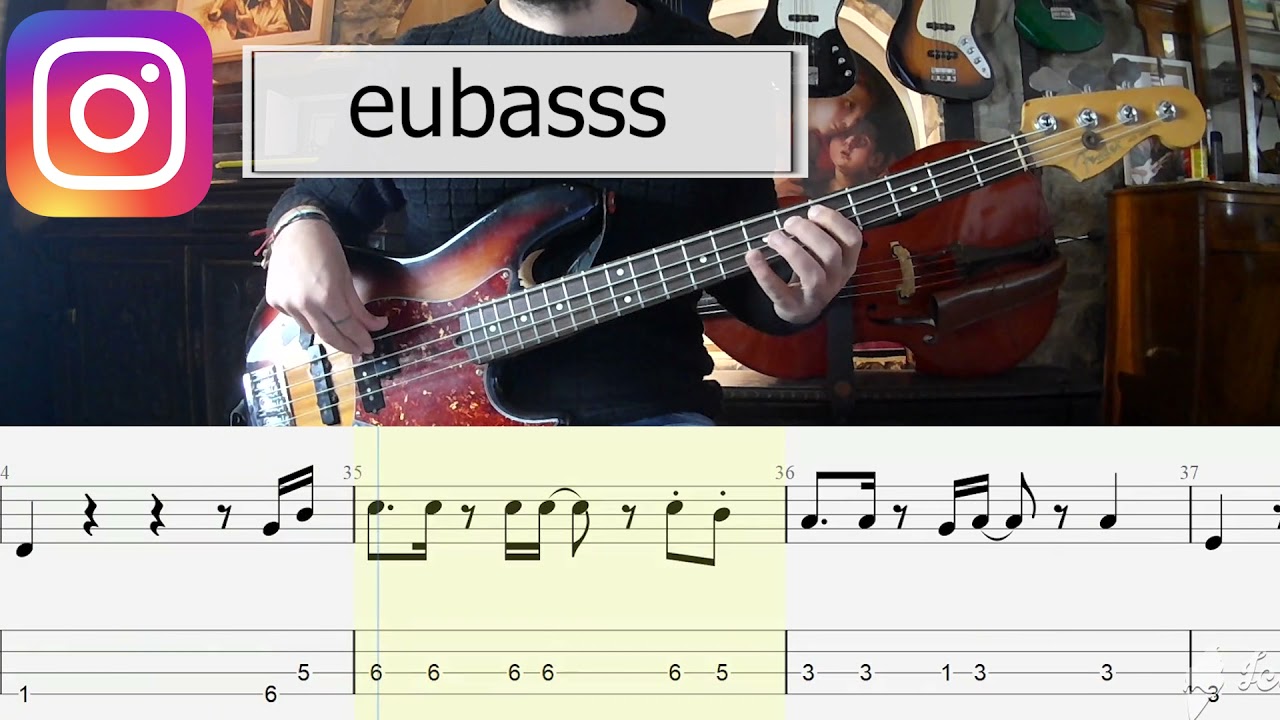 Stereophonics - Maybe Tomorrow BASS COVER + PLAY ALONG TAB + SCORE