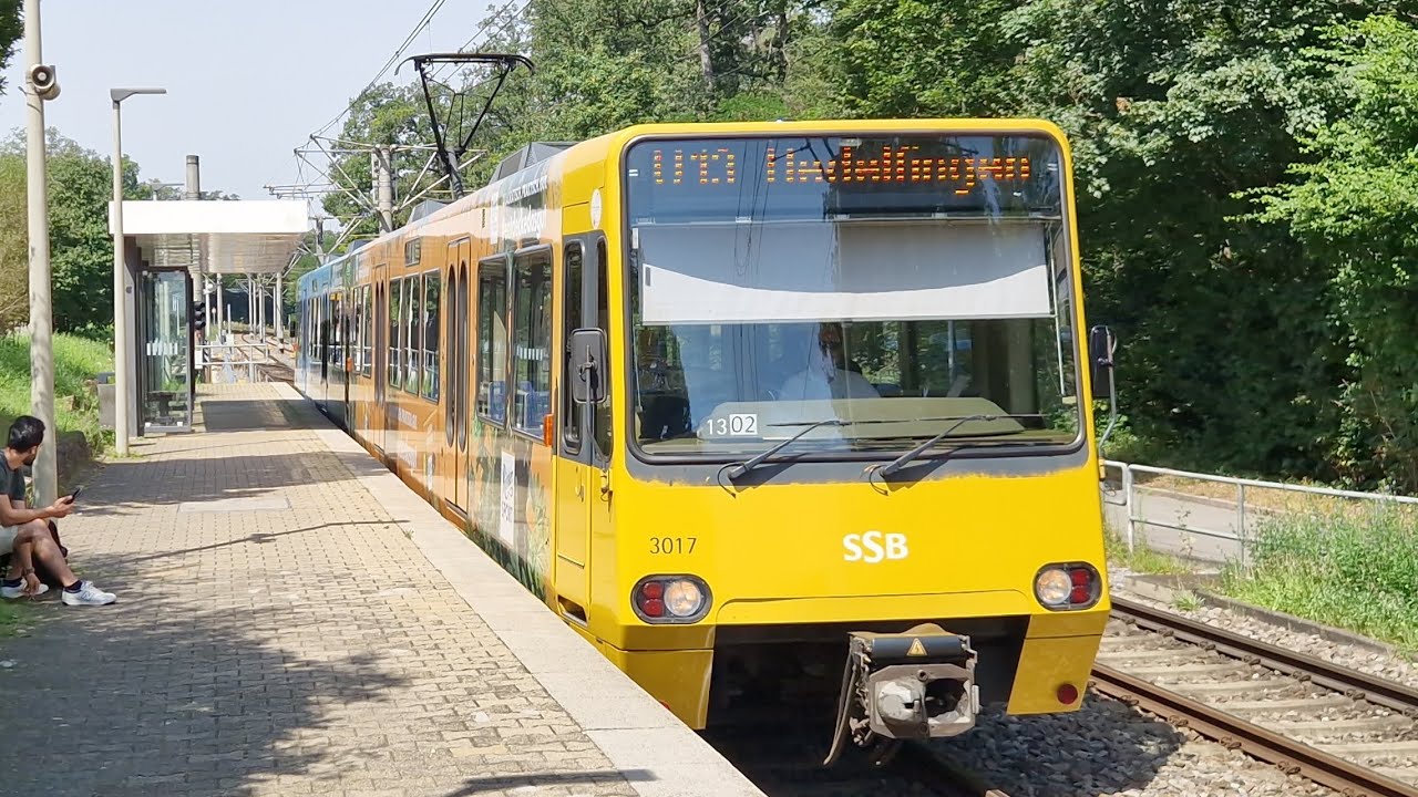 Stadtbahn Stuttgart | Mitfahrt in der kompl. U13 von Pföstenwalde bis Hedelfingen im DT8.1-9 3017