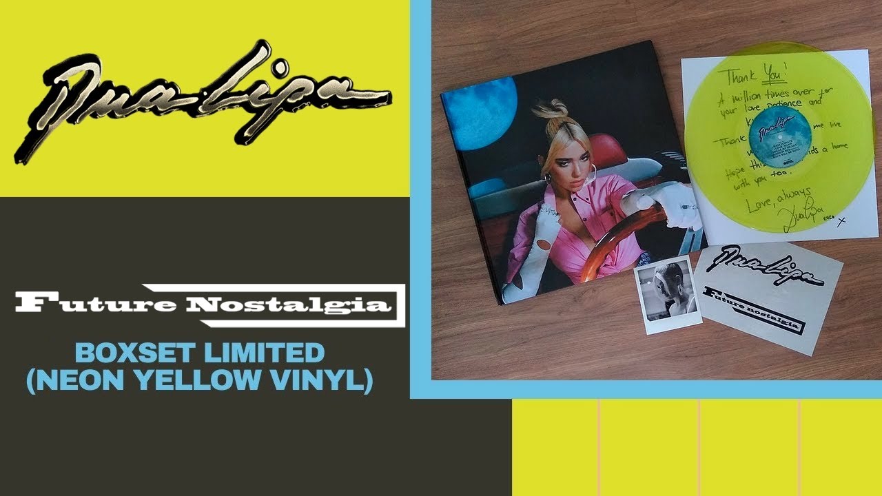 Dua Lipa - Future Nostalgia Boxset (Neon Yellow Vinyl) | UNBOXING