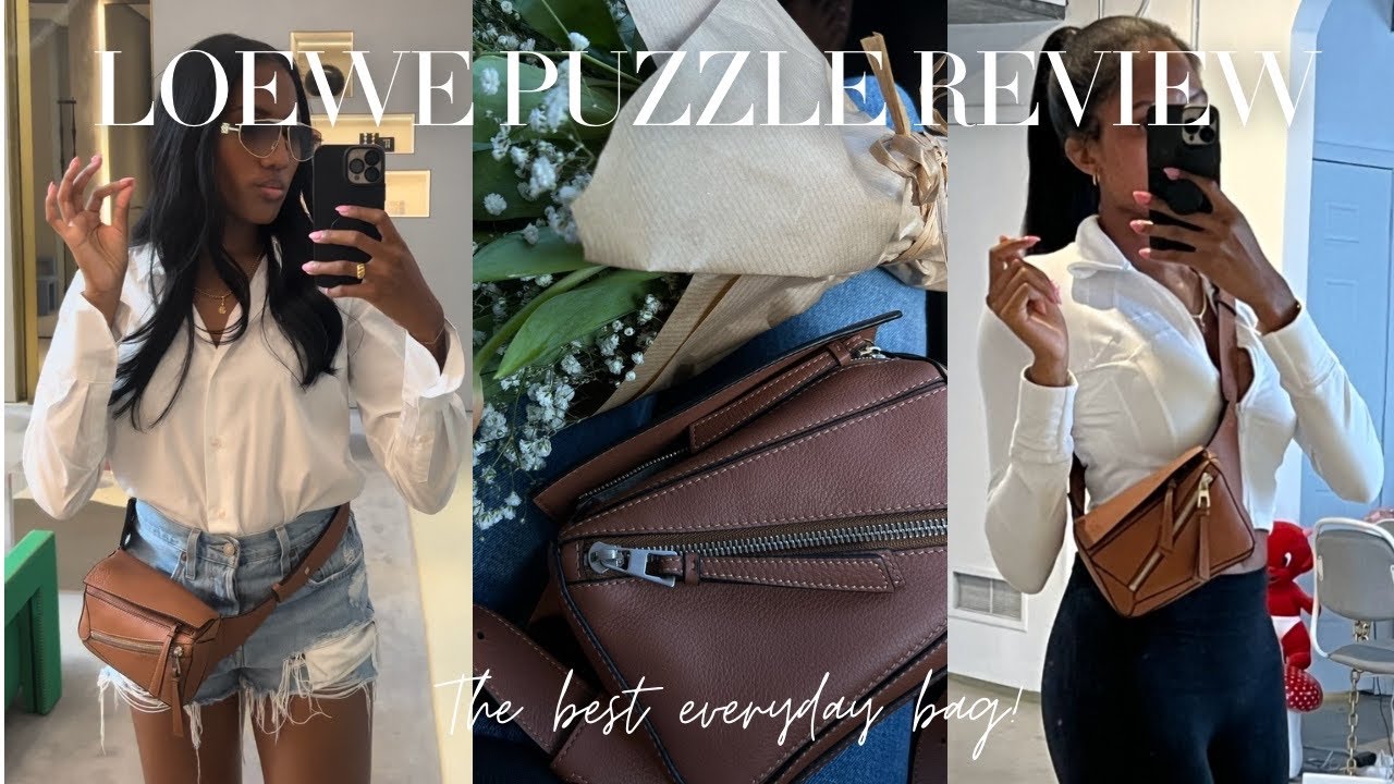 THE BEST EVERYDAY BAG | LOEWE MINI PUZZLE BUM BAG REVIEW | FASHION FLETCHER