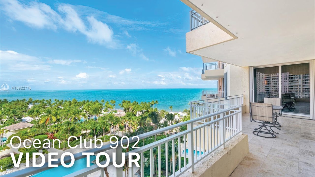 Video tour - Ocean Club Apartment #902 - Key Biscayne, FL