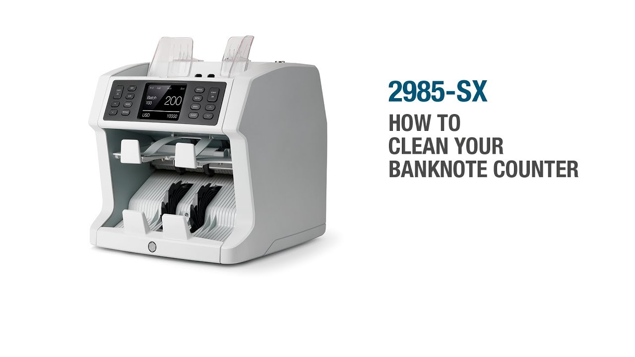 Safescan 2985-SX Cleaning Instructions