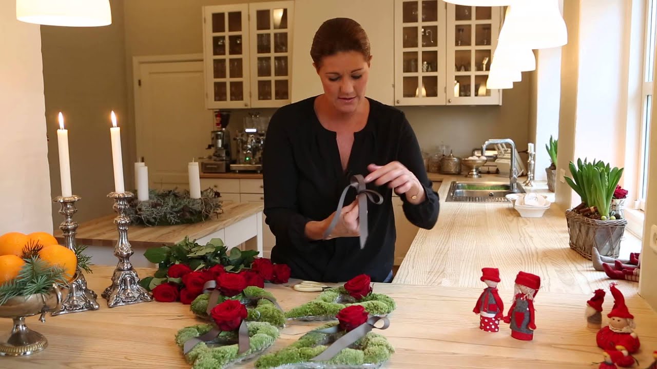 Mette Blomsterberg laver julepynt
