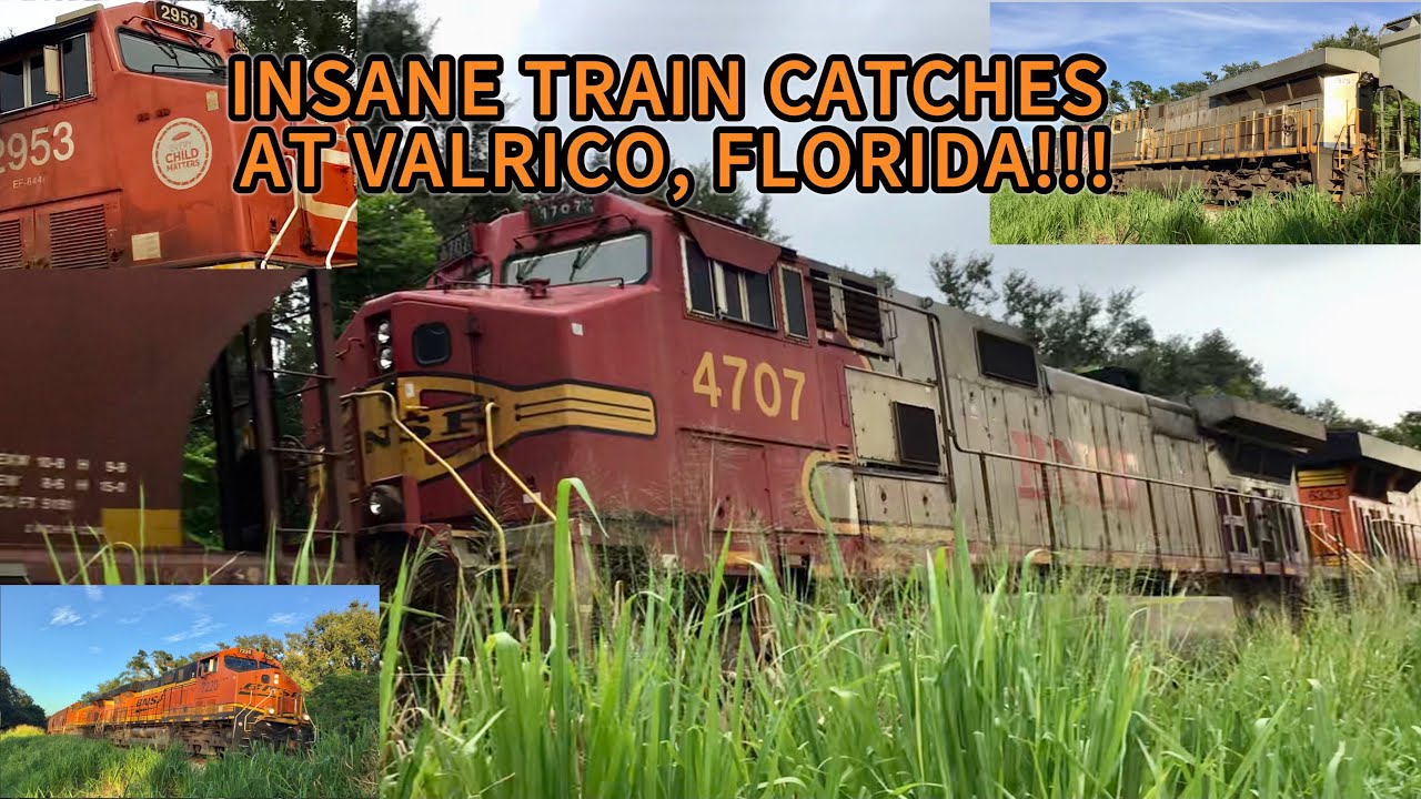 Lots of awesome 2025 September train catches at Valrico, Florida! (With music)