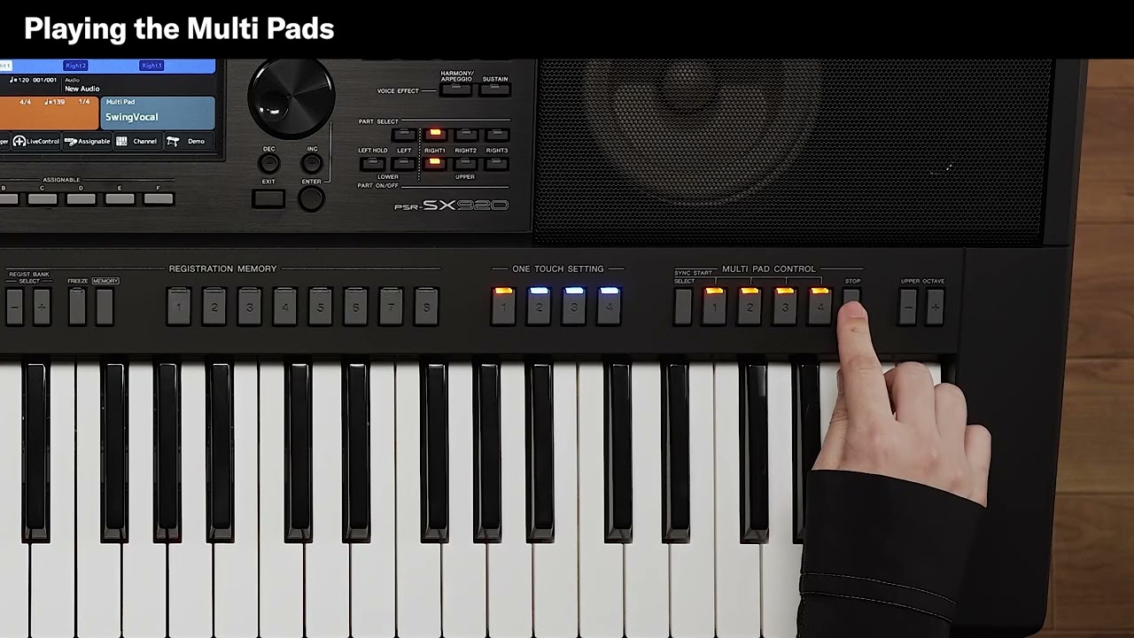 PSR-SX920/SX720- How To Get Started with MultiPads