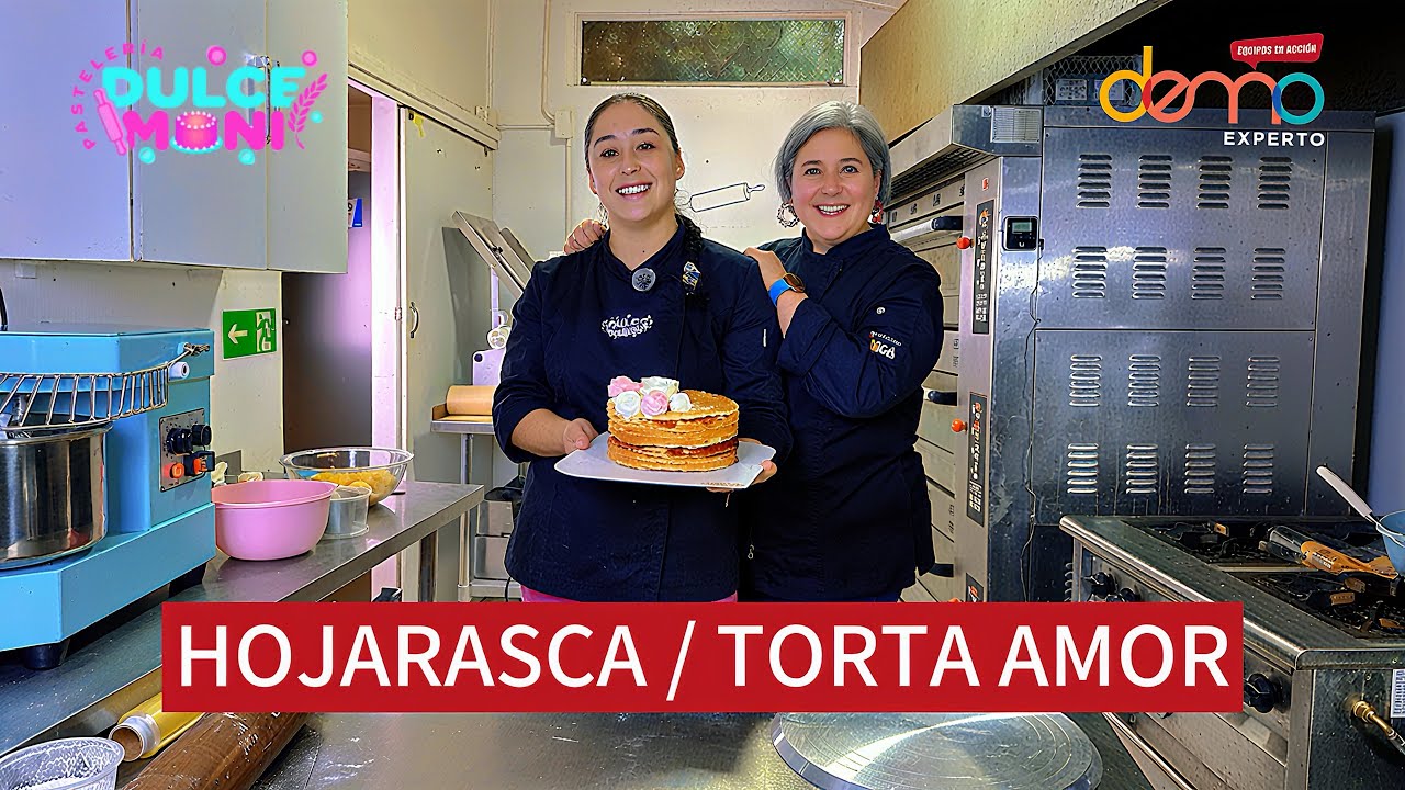 Demo Experto en Terreno: Hojarasca (Torta Amor) Pastelería Dulce Moni + Amasadora UNIQUE 3kg