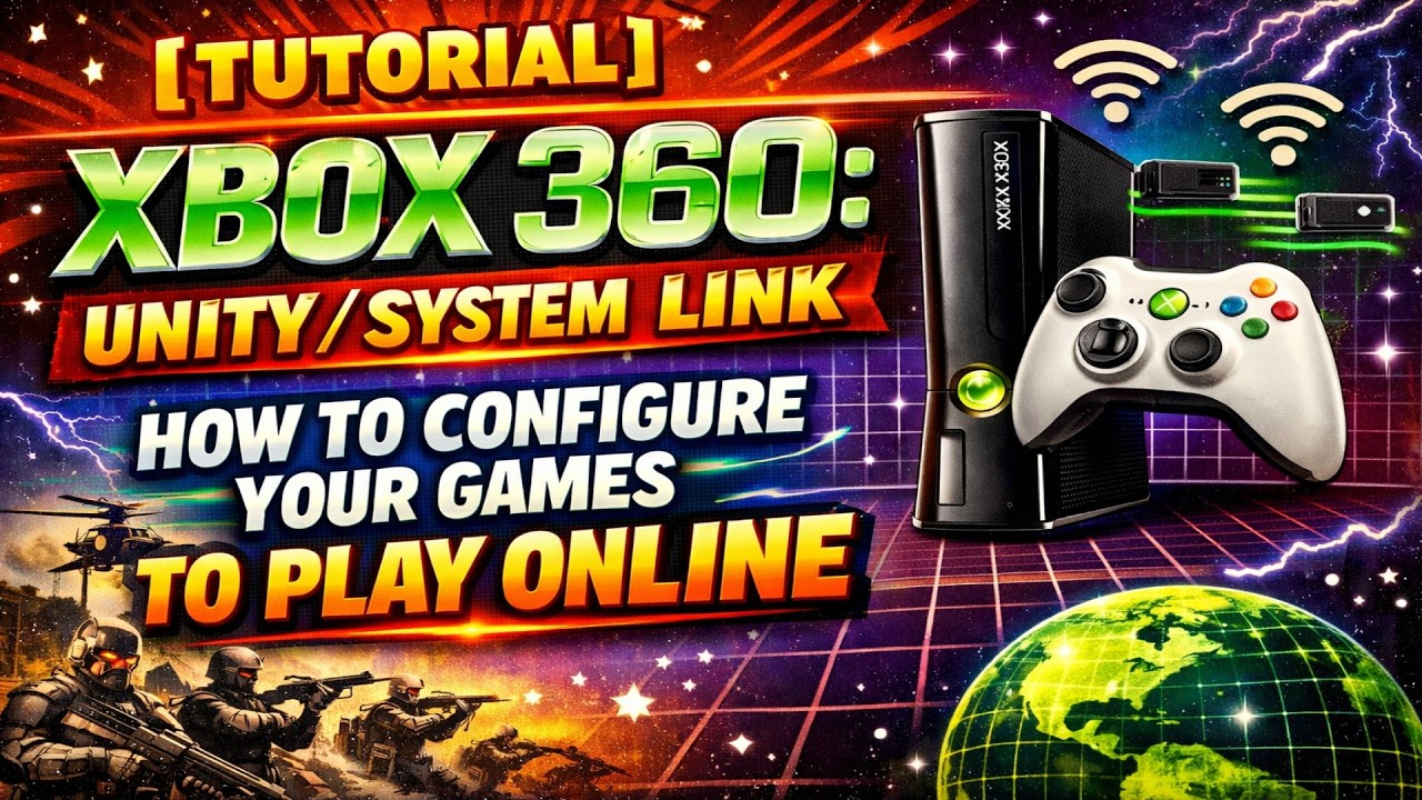 [TUTORIAL] - XBOX 360: UNITY / SYSTEM LINK | HOW TO CONFIGURE YOUR GAMES TO PLAY ONLINE.