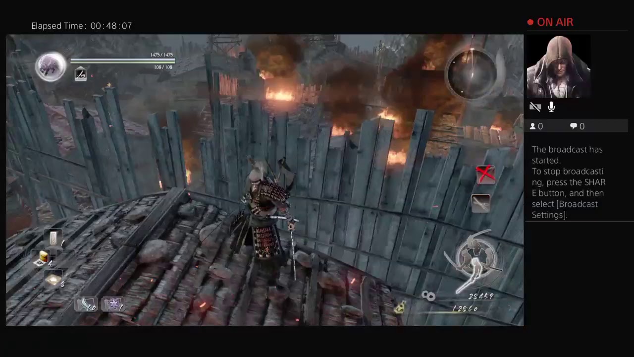 Nioh part 5 the crazy Bat Lady