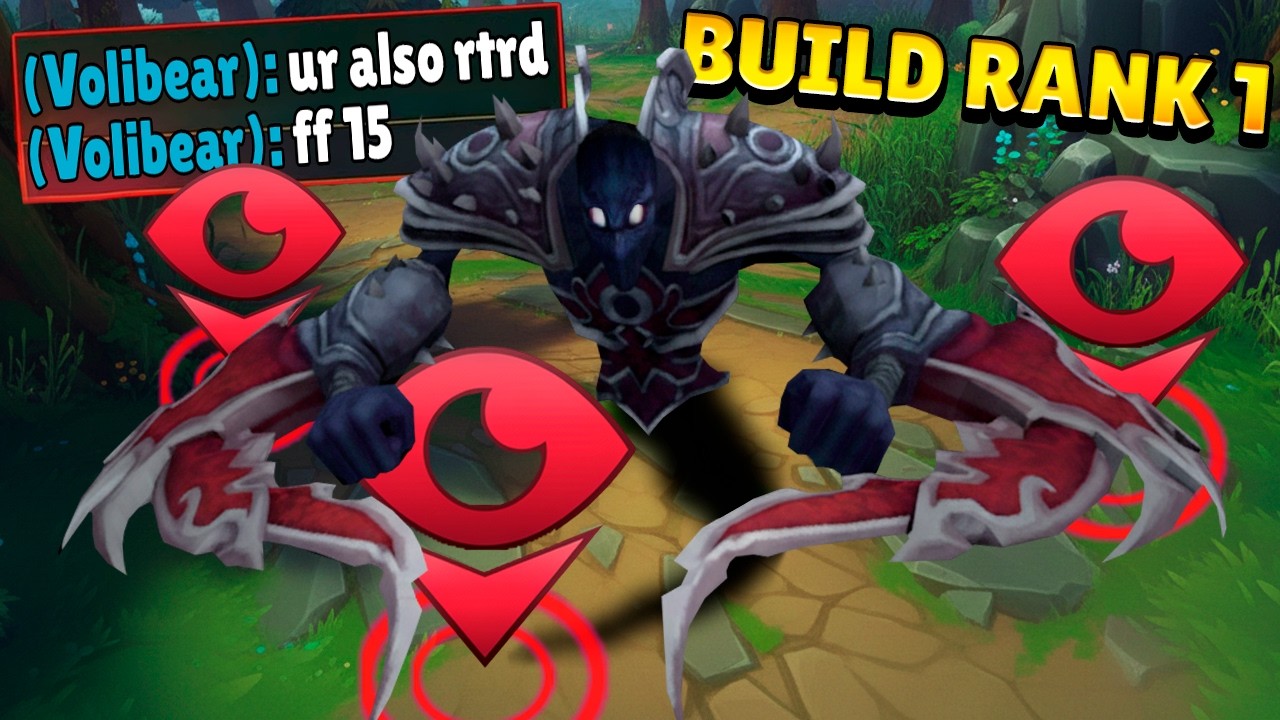 El Toplaner más LLORÓN vs La Build del RANK 1 Mundial - Nocturne Jungle 🦇