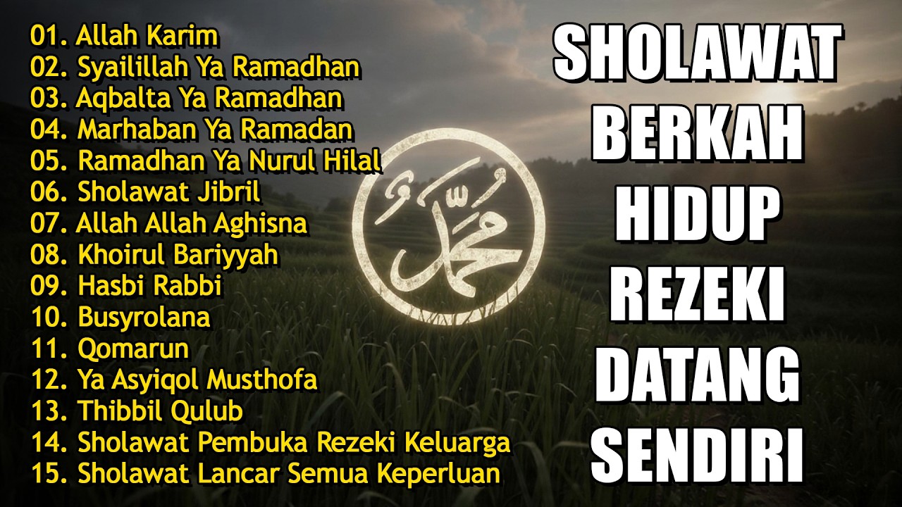 SHOLAWAT JIBRIL PEMBUKA PINTU REZEKI || ASTAGHFIRULLAH || SHOLAWAT NABI MERDU TERBARU VIRAL 2026