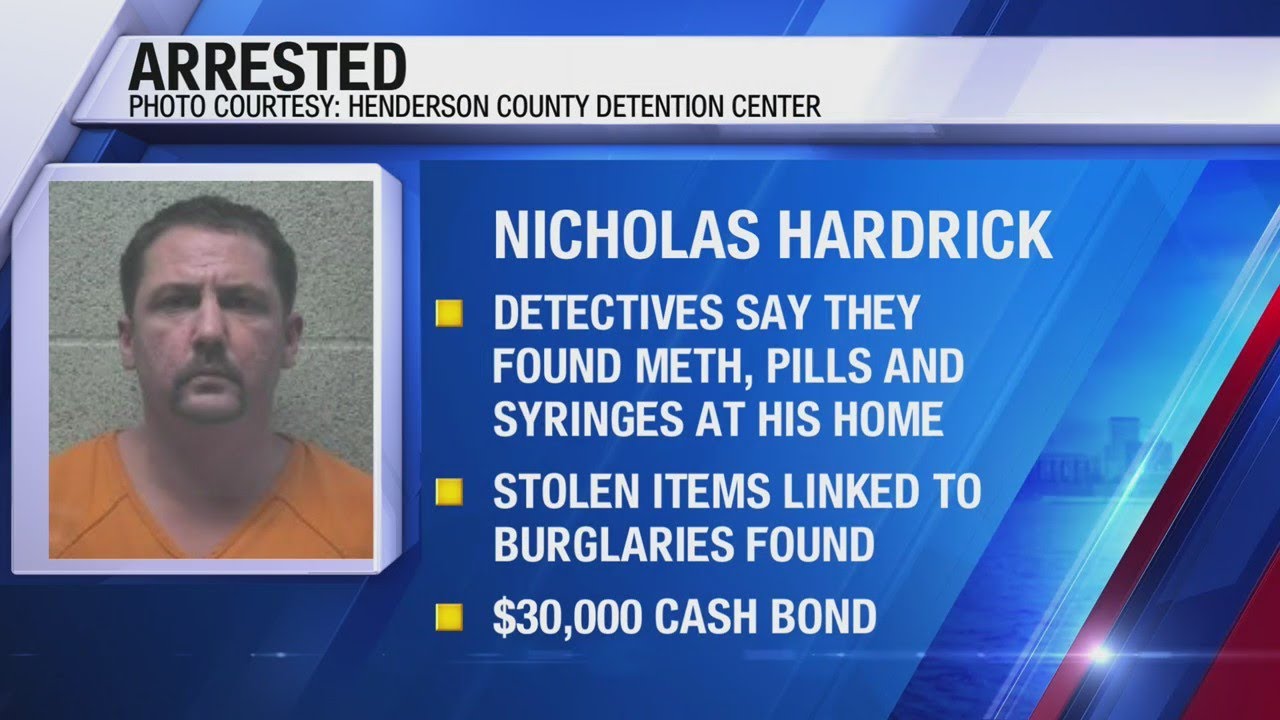 Drugs, gun, stolen items found during search warrant in Henderson